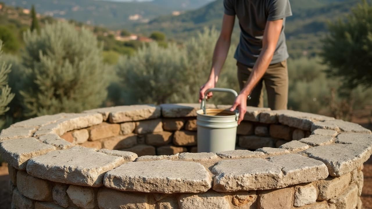 Tête de forage, ce qui protège la nappe en surface